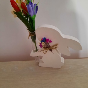Vaza hidroponica iepuras cu flori - casă & stil de viață - accesorii pentru decorat casa - decorațiuni de masă și decorațiuni pentru rafturi  - decorațiuni de masă - Artynos.ro