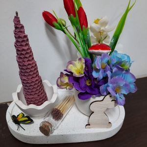 Set tava si jumatati de oua - casă & stil de viață - accesorii pentru decorat casa - decorațiuni de masă și decorațiuni pentru rafturi  - decorațiuni de masă - Artynos.ro