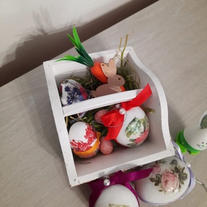 Cos decorativ cu oua - casă & stil de viață - accesorii pentru decorat casa - decorațiuni de masă și decorațiuni pentru rafturi  - decorațiuni de masă - Artynos.ro