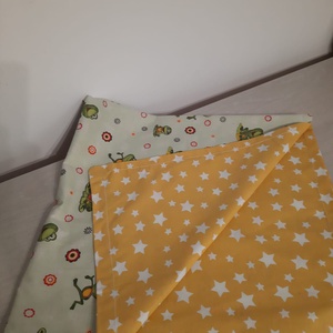 Pled cu doua fete cu broscute - casă & stil de viață - echipament pentru camera copiilor - pături pentru copii - Artynos.ro