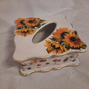 Cutie pentru servetele patrata, Casa & Stil de viata, Accesorii pentru echipamente de bucatarie, Accesorii de servire, Inele servetele masa, suport servetel, Decoupage, transfer si tehnici servetel, ARTYNOS