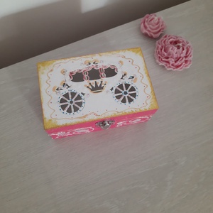 Caseta bijuterii cu trasura, Casa & Stil de viata, Accesorii pentru decorat casa, Decoratiuni de masa si decoratiuni pentru rafturi , Decoratiuni de masa, Pictura, ARTYNOS