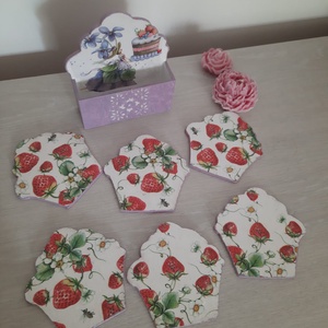 Suporturi pahare in caseta - casă & stil de viață - accesorii pentru decorat casa - decorațiuni de masă și decorațiuni pentru rafturi  - decorațiuni de masă - Artynos.ro