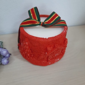 Lumanare parfumata in recipient rosu - casă & stil de viață - lumânări, parfumuri, arome - lumânare - lumânări artizanale - Artynos.ro