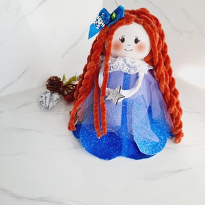 Zina cu rochie albastra, Jucarii si echipamente pentru copii, Jucarii si accesorii pentru copii, Papusi de joaca, Altele, ARTYNOS