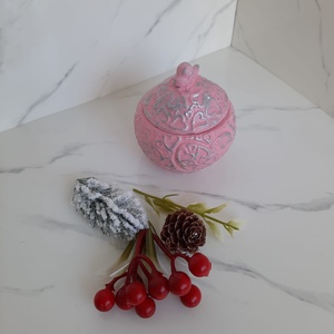 Glob roz lumanare parfumata, Casa & Stil de viata, Lumanari, parfumuri, arome, Lumanare - lumanari artizanale, Lumanare si fabricarea lumanarilor, ARTYNOS