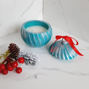 Glob albastru lumanare - crăciun - decorațiuni de crăciun de casă - globuri de crăciun - Artynos.ro Glob albastru lumanare - crăciun - decorațiuni de crăciun de casă - globuri de crăciun - Artynos.ro