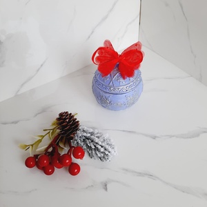 Glob mic mov lumanare, Craciun, Decoratiuni de Craciun de casa, Globuri, Lumanare si fabricarea lumanarilor, ARTYNOS