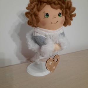 Baietel in argintiu decoratiune - crăciun - decorațiuni de crăciun de casă - globuri de crăciun - Artynos.ro