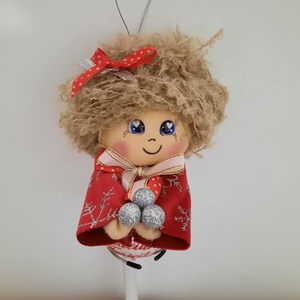 Fetita satena decoratiune - crăciun - decorațiuni de crăciun de casă - globuri de crăciun - Artynos.ro