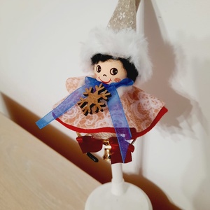 Pitic cu caciula decoratiune - crăciun - decorațiuni de crăciun de casă - globuri de crăciun - Artynos.ro