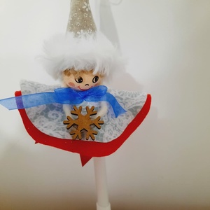 Pitic cu caciula decoratiune - crăciun - decorațiuni de crăciun de casă - globuri de crăciun - Artynos.ro