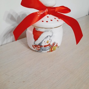 Bomboniera cu pinguin, Casa & Stil de viata, Accesorii pentru decorat casa, Decoratiuni de masa si decoratiuni pentru rafturi , Decoratiuni de masa, Decoupage, transfer si tehnici servetel, ARTYNOS