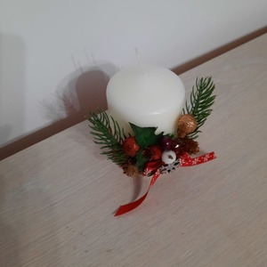 Lumanare scurta decorata - casă & stil de viață - lumânări, parfumuri, arome - lumânări și sfeșnice - Artynos.ro