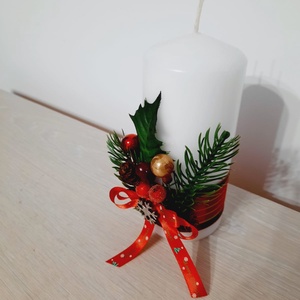 Lumanare inalta decorata  - casă & stil de viață - lumânări, parfumuri, arome - lumânări și sfeșnice - Artynos.ro