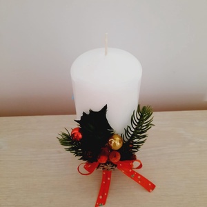 Lumanare inalta decorata  - casă & stil de viață - lumânări, parfumuri, arome - lumânări și sfeșnice - Artynos.ro