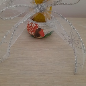 Suport  si lumanare fagure galbena - casă & stil de viață - lumânări, parfumuri, arome - lumânări și sfeșnice - Artynos.ro