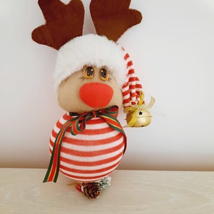 Ren mare cu zurgalai - crăciun - decorațiuni de crăciun de casă - globuri de crăciun - Artynos.ro