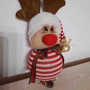 Ren mare cu zurgalai - crăciun - decorațiuni de crăciun de casă - globuri de crăciun - Artynos.ro