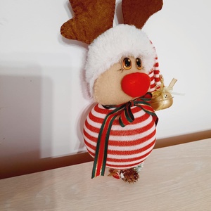 Ren mare cu zurgalai - crăciun - decorațiuni de crăciun de casă - globuri de crăciun - Artynos.ro