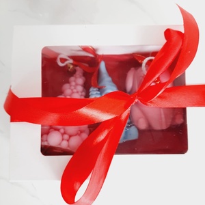 Set trei lumanari cu bradut - casă & stil de viață - lumânări, parfumuri, arome - lumânări și sfeșnice - Artynos.ro