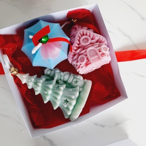 Set trei lumanari cu casa - Artynos.ro