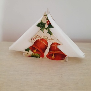 Suport servetele brad cu clopotei - casă & stil de viață - accesorii pentru decorat casa - decorațiuni de masă și decorațiuni pentru rafturi  - decorațiuni de masă - Artynos.ro