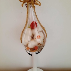 Glob lacrima cu stea - crăciun - decorațiuni de crăciun de casă - globuri de crăciun - Artynos.ro