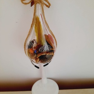 Glob lacrima cu stea - crăciun - decorațiuni de crăciun de casă - globuri de crăciun - Artynos.ro