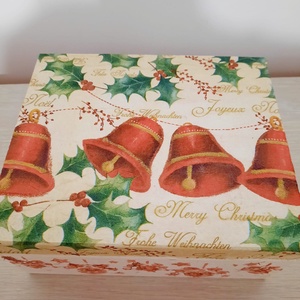 Cutie  pentru globuri, Casa & Stil de viata, Materiale de depozitare si sortare, Cutie depozitare, Decoupage, transfer si tehnici servetel, ARTYNOS