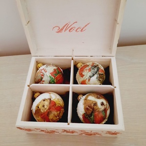 Cutie  pentru globuri - casă & stil de viață - materiale de depozitare și sortare - cutie depozitare - Artynos.ro