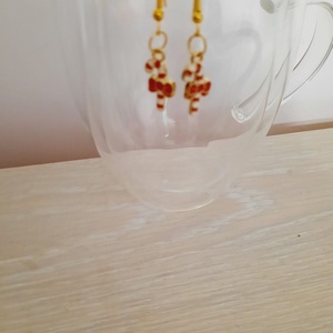 Cercei cu tortita scurti - bijuterii - cercei - cercei cu figurine - Artynos.ro