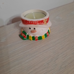 Suport lumanare om de zapada, Casa & Stil de viata, Lumanari, parfumuri, arome, Suport lumanari, Ceramica, ARTYNOS