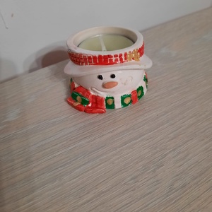 Suport lumanare om de zapada, Casa & Stil de viata, Lumanari, parfumuri, arome, Suport lumanari, Ceramica, ARTYNOS