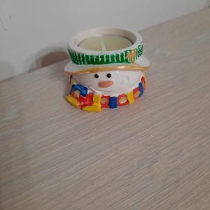 Suport lumanare om de zapada, Casa & Stil de viata, Lumanari, parfumuri, arome, Suport lumanari, Ceramica, ARTYNOS