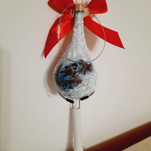 Glob lacrima - crăciun - decorațiuni de crăciun de casă - globuri de crăciun - Artynos.ro