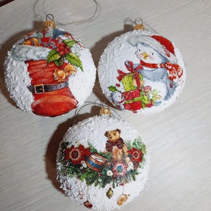 Set globuri plate - crăciun - decorațiuni de crăciun de casă - globuri de crăciun - Artynos.ro