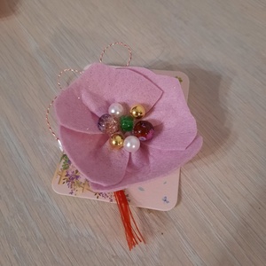 Brosa floare lila, Bijuterii, Brose, Cusatura, ARTYNOS
