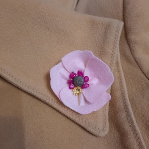 Brosa floare  - bijuterii - broșe - Artynos.ro