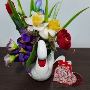 Lebada decoratiune - casă & stil de viață - decorațiuni de casă - accesorii florale - vaze - Artynos.ro