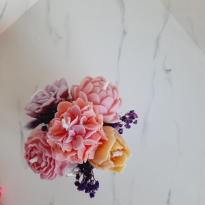 Recipient ceramic cu flori - casă & stil de viață - decorațiuni de casă - decorațiuni de masă și rafturi - decorațiuni de masă - Artynos.ro