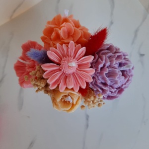 Recipient ceramic  cu flori - casă & stil de viață - decorațiuni de casă - decorațiuni de masă și rafturi - decorațiuni de masă - Artynos.ro