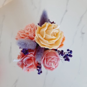 Recipient ceramic  cu flori - casă & stil de viață - decorațiuni de casă - decorațiuni de masă și rafturi - decorațiuni de masă - Artynos.ro