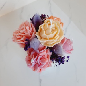 Recipient ceramic  cu flori - casă & stil de viață - decorațiuni de casă - decorațiuni de masă și rafturi - decorațiuni de masă - Artynos.ro