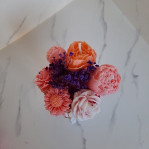 Recipient ceramic  cu flori - casă & stil de viață - decorațiuni de casă - decorațiuni de masă și rafturi - decorațiuni de masă - Artynos.ro