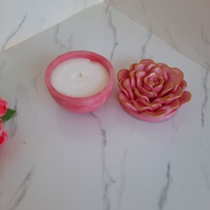 Lumanare crizantema - casă & stil de viață - lumânări, parfumuri, arome - lumânări artizanale - Artynos.ro