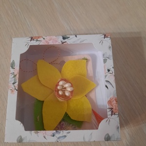 Brosa narcisa  - bijuterii - broșe - Artynos.ro