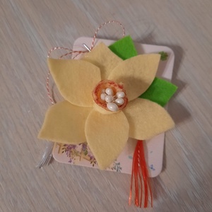 Brosa narcisa , Bijuterii, Brose, Cusatura, ARTYNOS