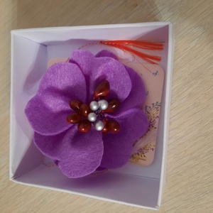 Brosa anemona  - bijuterii - broșe - Artynos.ro