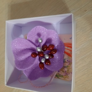 Brosa anemona  - bijuterii - broșe - Artynos.ro